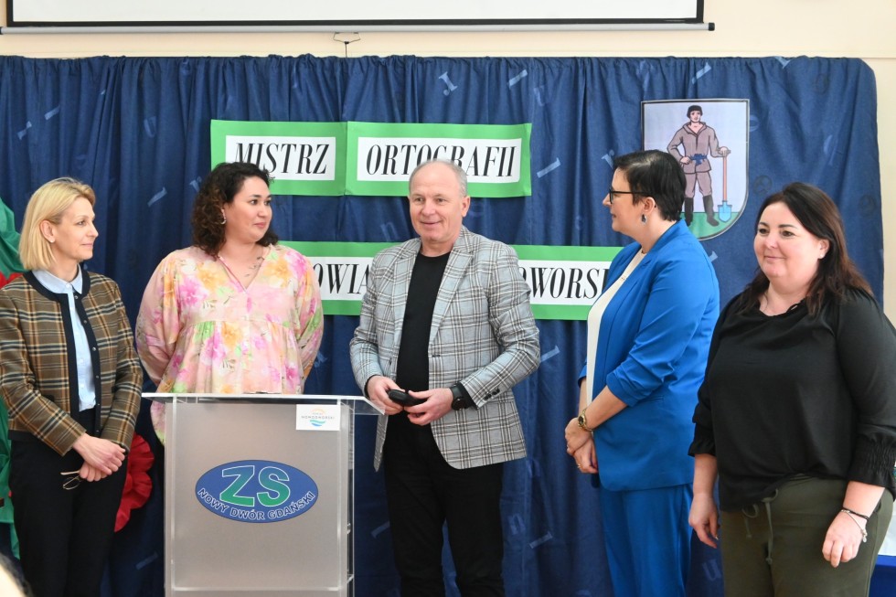 Zespół Szkół Mistrzem Ortografii Powiatu Nowodworskiego.