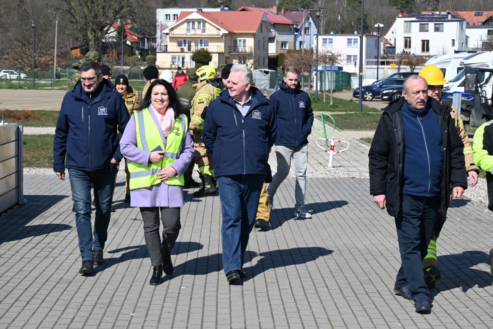 FALA 25 – ćwiczenia przeciwpowodziowe w powiecie nowodworskim.