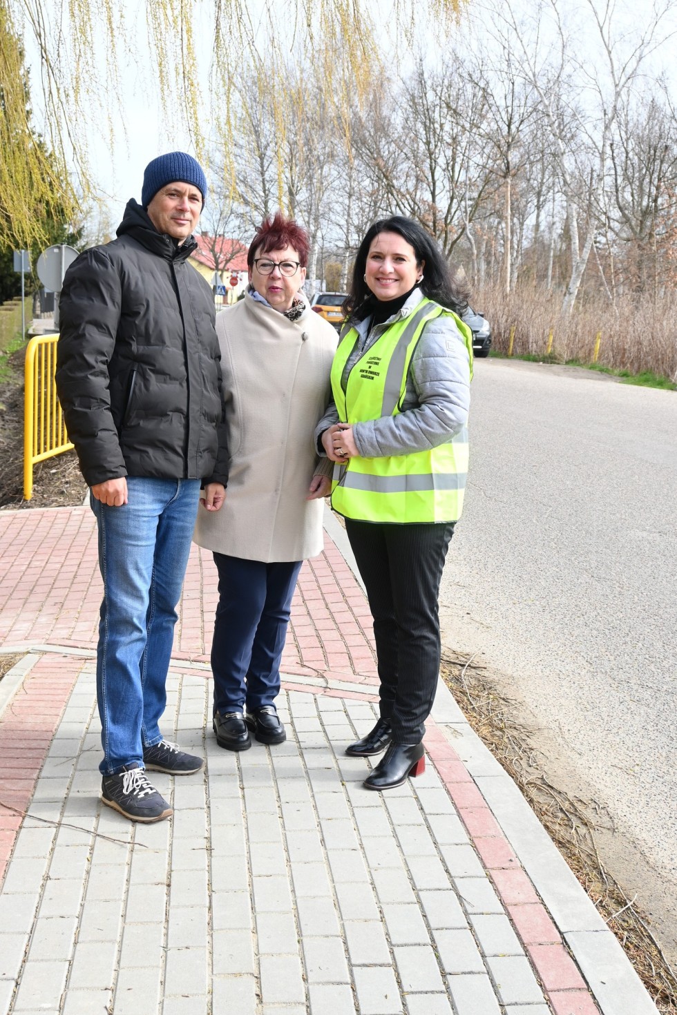 Zakończenie pierwszego etapu przebudowy drogi powiatowej nr 2335G Nowotna-Tujsk.