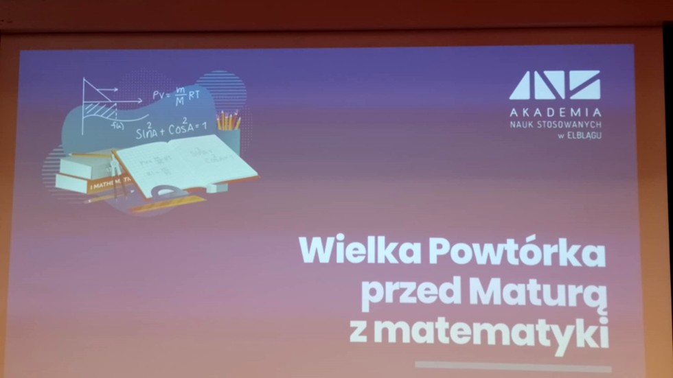Intensywna powtórka maturalna z matematyki dla abiturientów z Malborka.