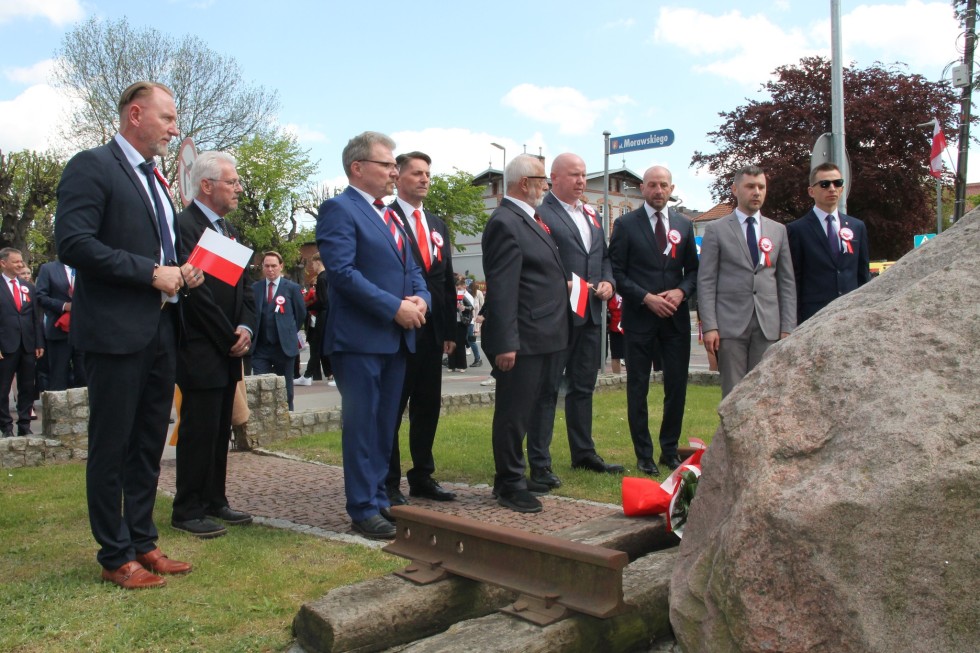 Uroczystości z okazji uchwalenia Konstytucji 3 Maja w Sztumie.
