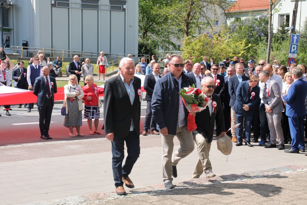 Uroczystości z okazji uchwalenia Konstytucji 3 Maja w Sztumie.