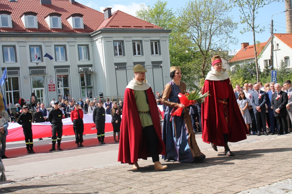 Uroczystości z okazji uchwalenia Konstytucji 3 Maja w Sztumie.