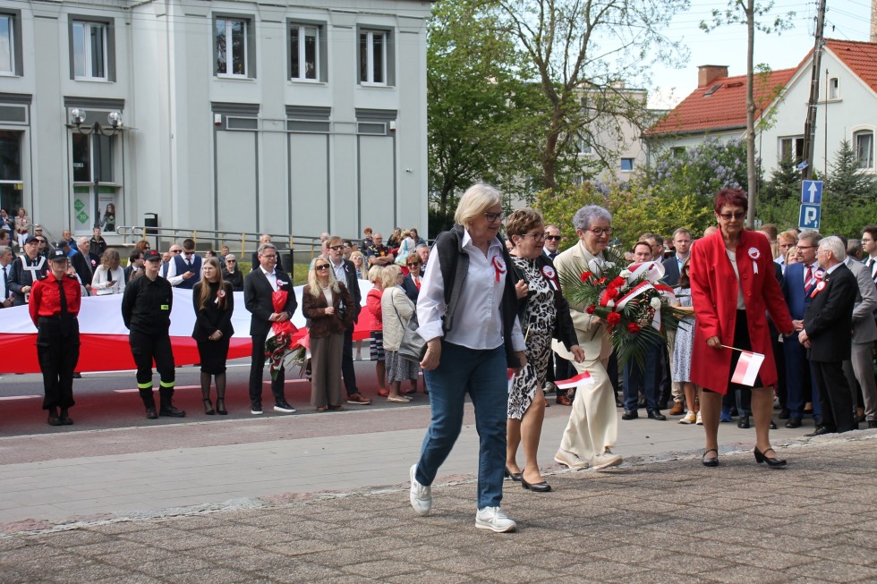 Uroczystości z okazji uchwalenia Konstytucji 3 Maja w Sztumie.