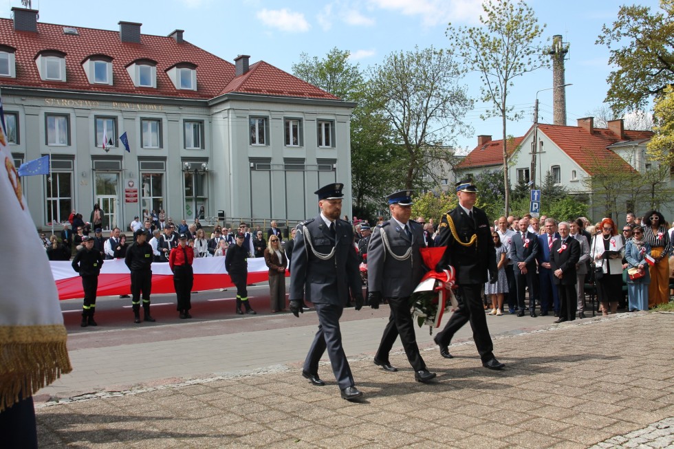 Uroczystości z okazji uchwalenia Konstytucji 3 Maja w Sztumie.
