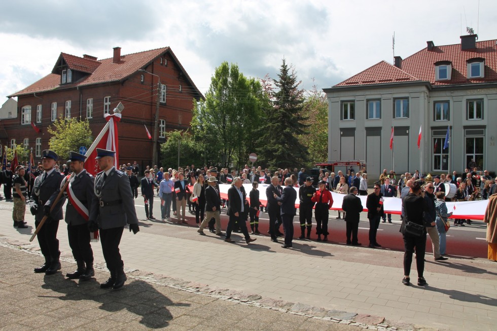 Uroczystości z okazji uchwalenia Konstytucji 3 Maja w Sztumie.