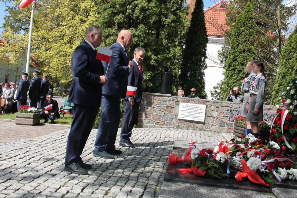 Uroczystości z okazji uchwalenia Konstytucji 3 Maja w Sztumie.