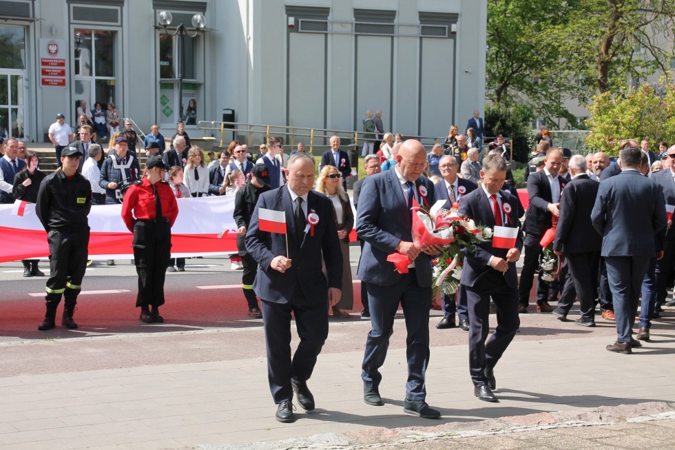 Uroczystości z okazji uchwalenia Konstytucji 3 Maja w Sztumie.