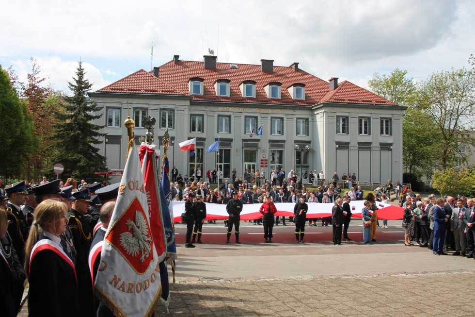 Uroczystości z okazji uchwalenia Konstytucji 3 Maja w Sztumie.