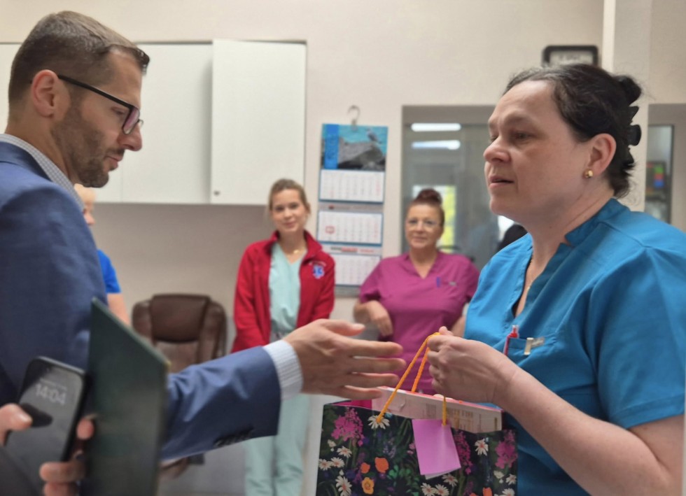 Święto Pielęgniarek i Opiekunów Medycznych w malborskim szpitalu.