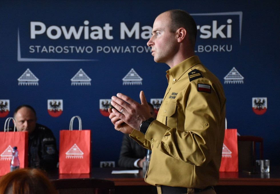 Bezpieczny Powiat – mieszkańcy Malborka szkolili się z reagowania w sytuacjach kryzysowych.