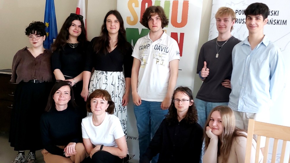 Uczniowie Technikum nr 3 na warsztatach Szkolnych Klubów Europejskich w Rusocinie.