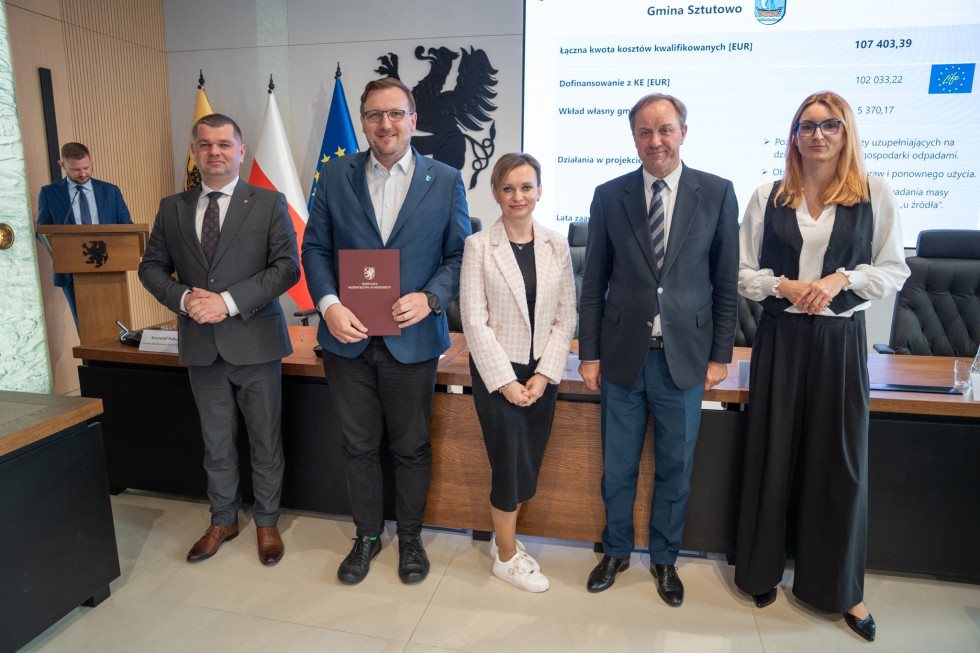 Gmina Sztutowo partnerem projektu LIFE Pom GOZilla.PL – ważny krok w stronę gospodarki cyrkularnej.