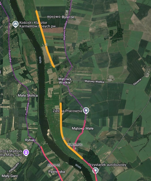 Gmina Miłoradz rozwija infrastrukturę rowerową – nowe trasy wzdłuż wału Wisły coraz bliżej.