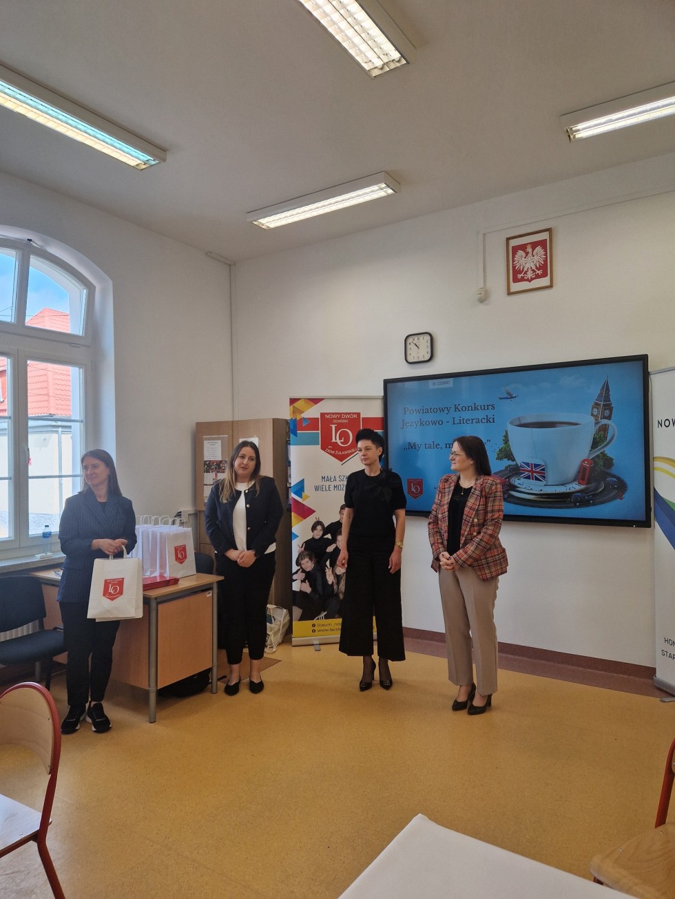 Młodzi mistrzowie słowa – finał Powiatowego Konkursu Językowo-Literackiego w Nowym Dworze Gdańskim.