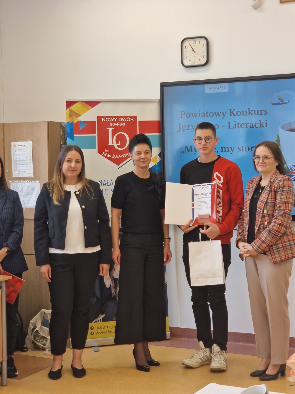 Młodzi mistrzowie słowa – finał Powiatowego Konkursu Językowo-Literackiego w Nowym Dworze Gdańskim.