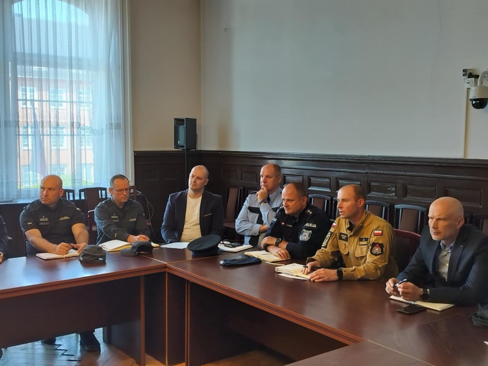 Drugie spotkanie dotyczące systemów łączności w Starostwie Powiatowym w Malborku.