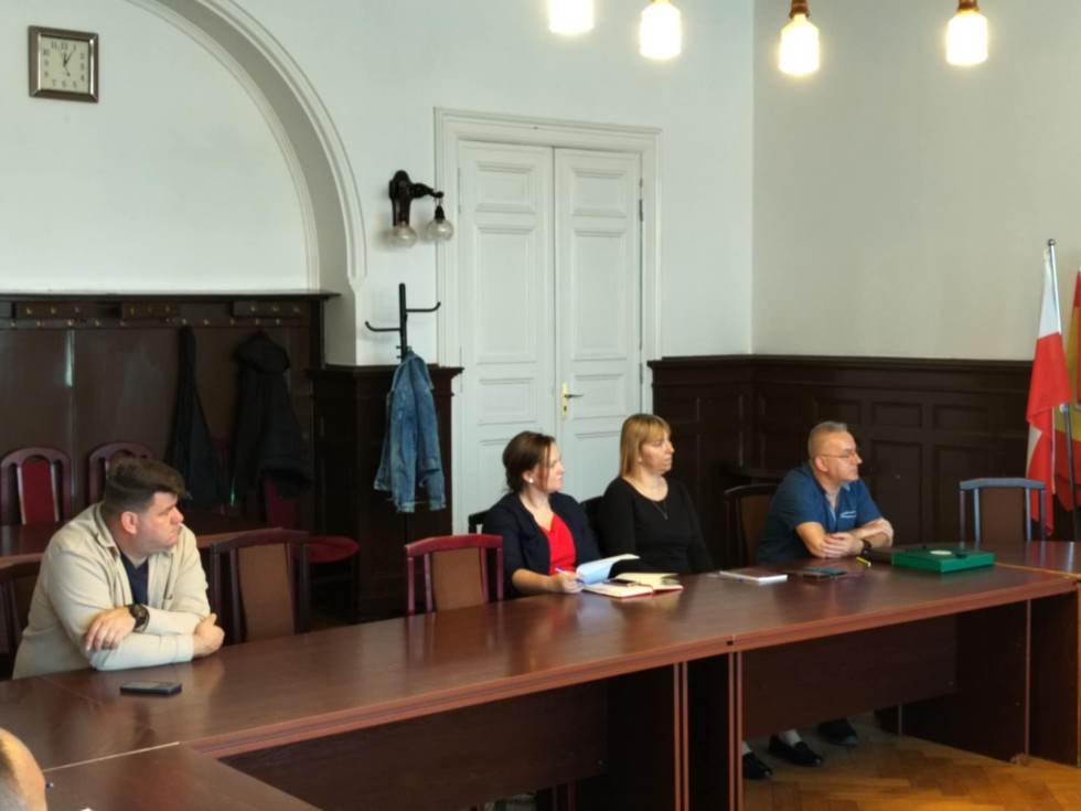 Drugie spotkanie dotyczące systemów łączności w Starostwie Powiatowym w Malborku.