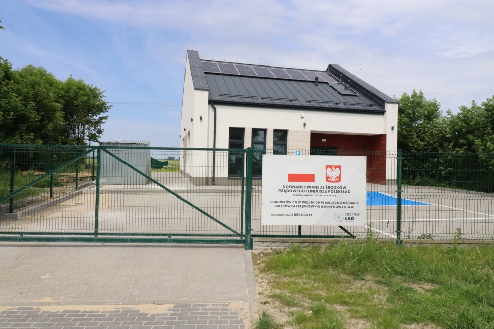 Nowoczesne świetlice w Trępnowach i Chlebówce już gotowe.