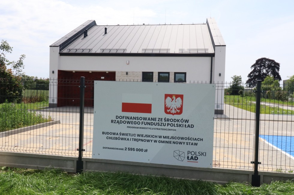 Nowoczesne świetlice w Trępnowach i Chlebówce już gotowe.