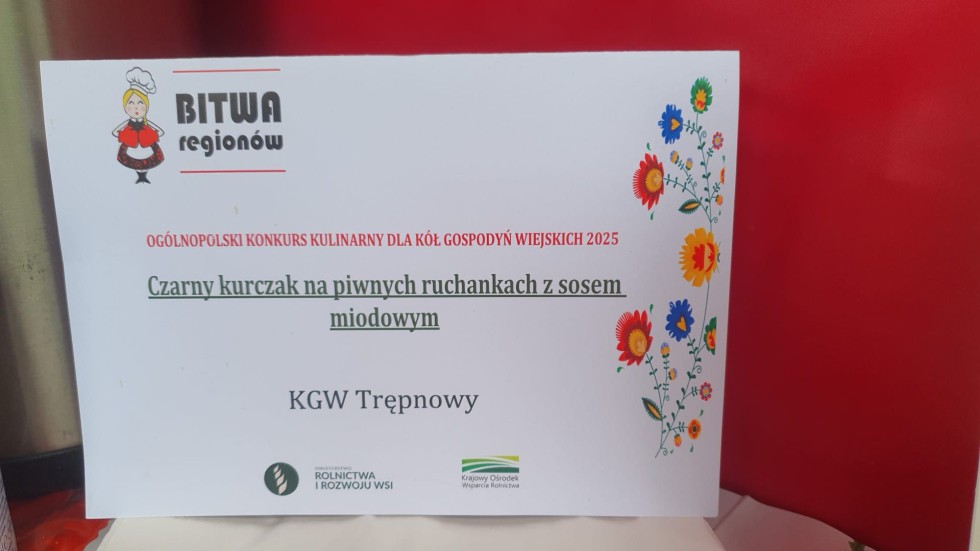 Odpust w Lubieszewie i kulinarna Bitwa Regionów – Koło Gospodyń Wiejskich Trępnowy z awansem do etapu wojewódzkiego.