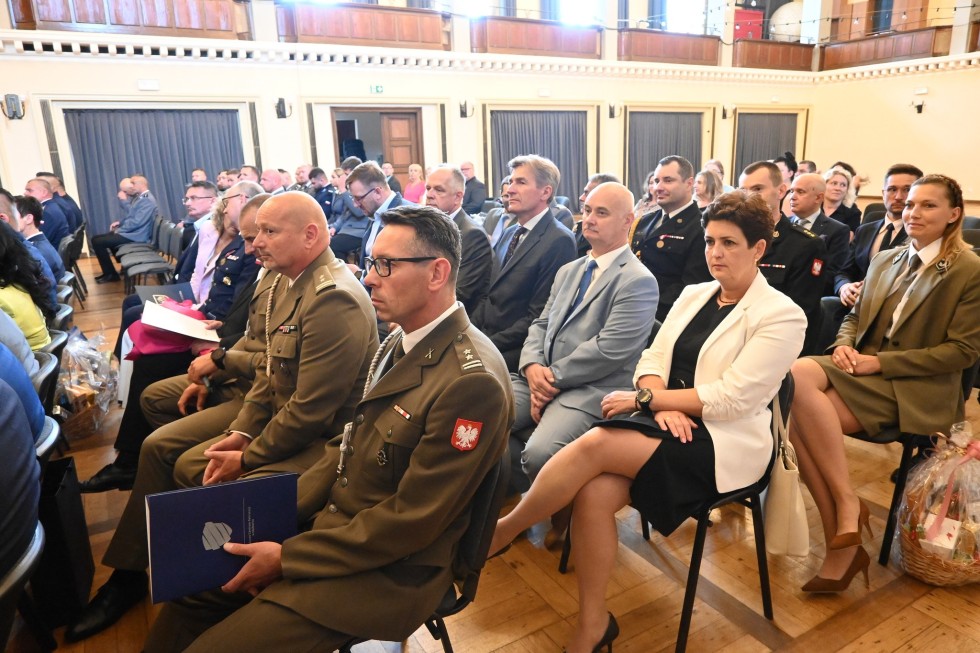 Uroczyste obchody Święta Policji w Nowym Dworze Gdańskim.