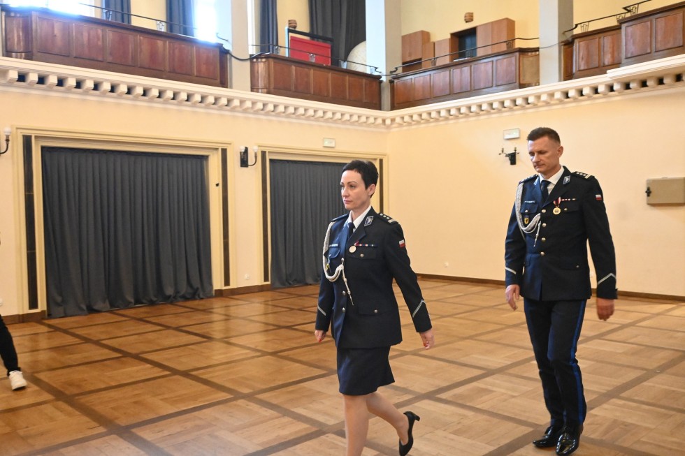 Uroczyste obchody Święta Policji w Nowym Dworze Gdańskim.