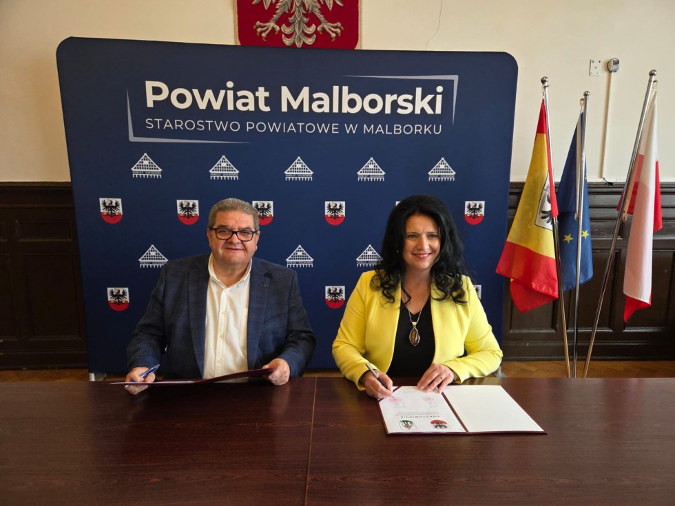 Starostowie nowodworski i malborski podpisali porozumienie w sprawie bezpieczeństwa.