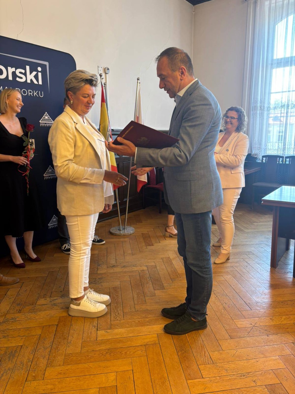 Uroczyste wręczenie aktów mianowania dla nauczycieli powiatu malborskiego.
