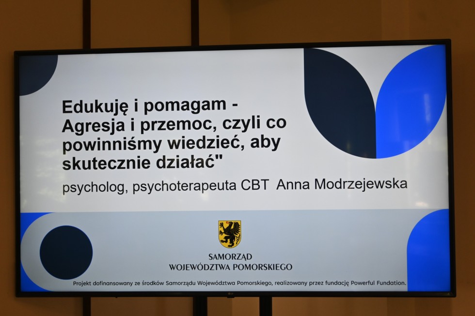Szkolenie dla nauczycieli o przeciwdziałaniu przemocy w Nowym Dworze Gdańskim.