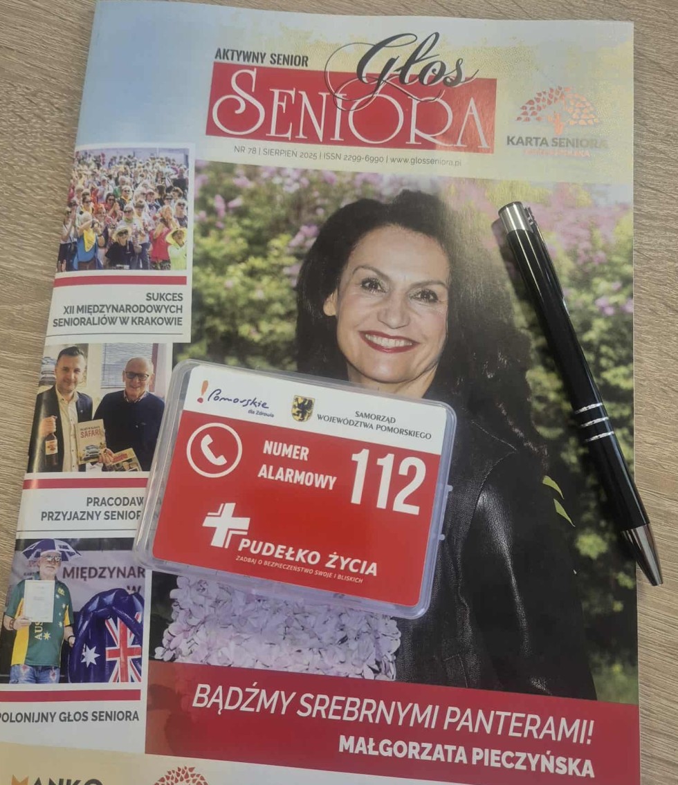 Gmina Miłoradz. Pudełeczka Życia dla seniorów – mały pojemnik, który może uratować życie.