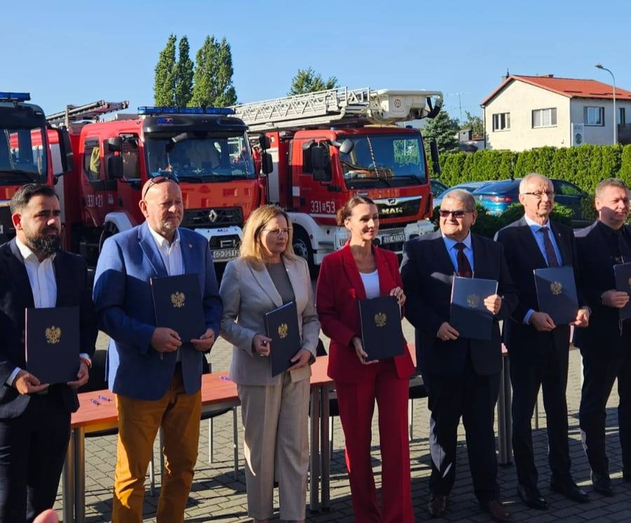 Pomorskie PSP otrzymują wsparcie z programu ochrony ludności i obrony cywilnej.