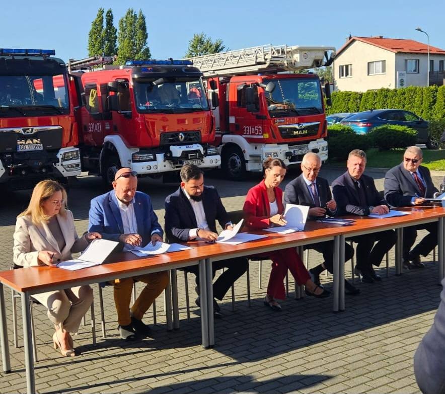 Pomorskie PSP otrzymują wsparcie z programu ochrony ludności i obrony cywilnej.