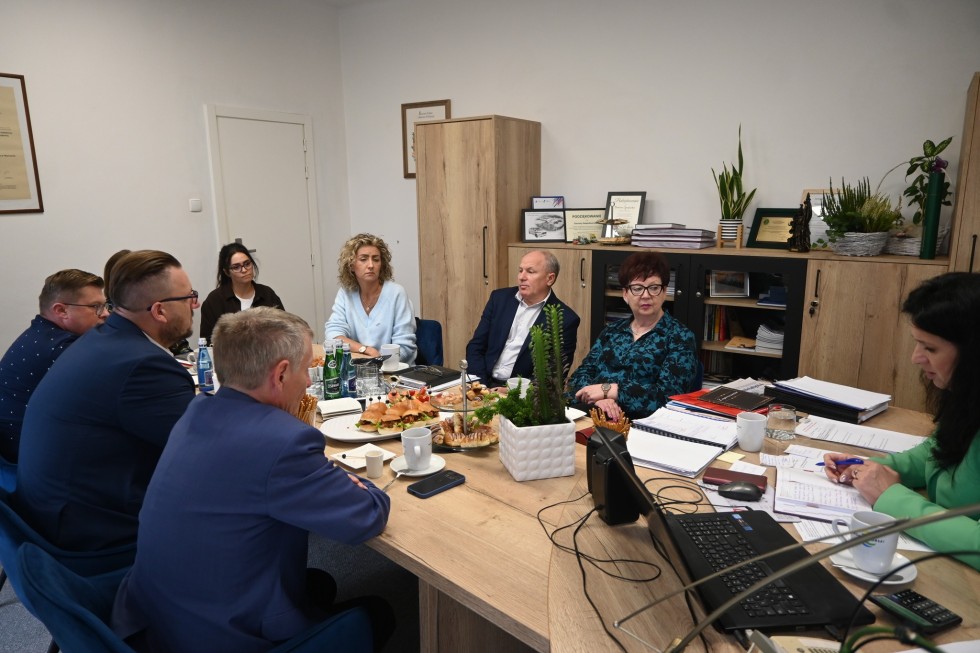 Starostowie spotkali się z włodarzami gmin powiatu nowodworskiego.