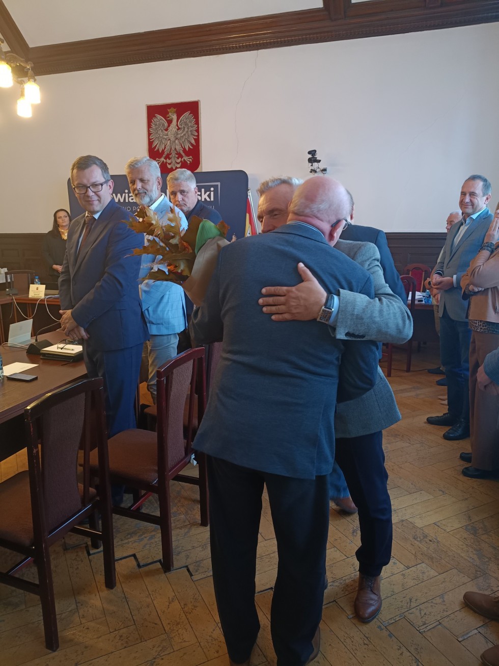 Starosta malborski Piotr Szwedowski nagrodzony Komandorią.