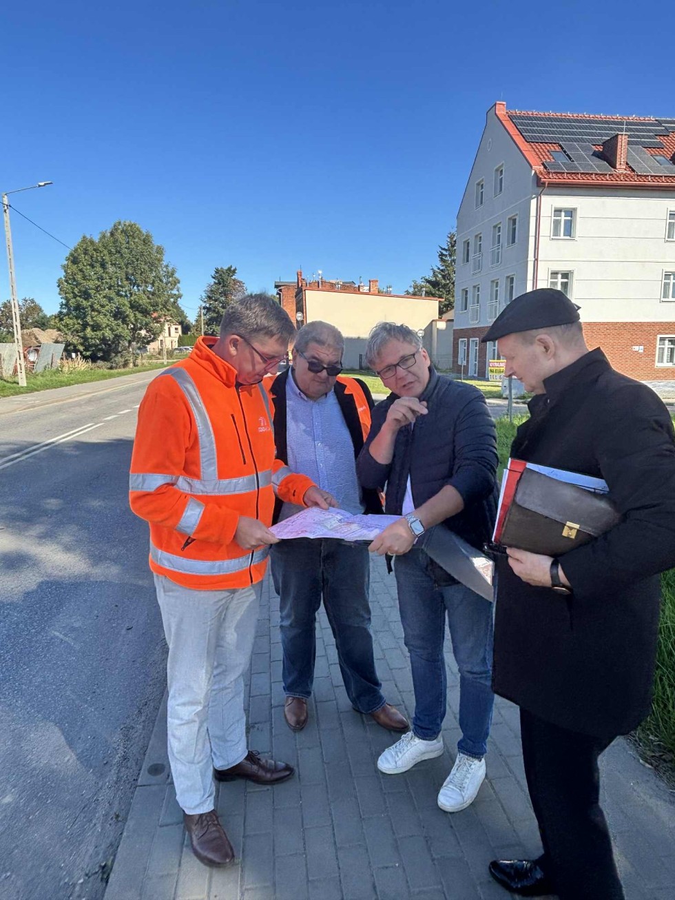 Dyrektor gdańskiego oddziału GDDKiA z wizytą w Starostwie Powiatowym w Malborku – omówiono plany przebudowy dróg krajowych.