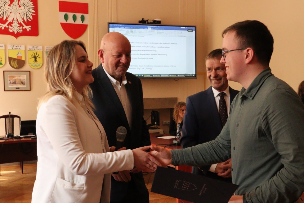 Jakub Wichowski ponownie przewodniczącym Młodzieżowej Rady Powiatu Sztumskiego.