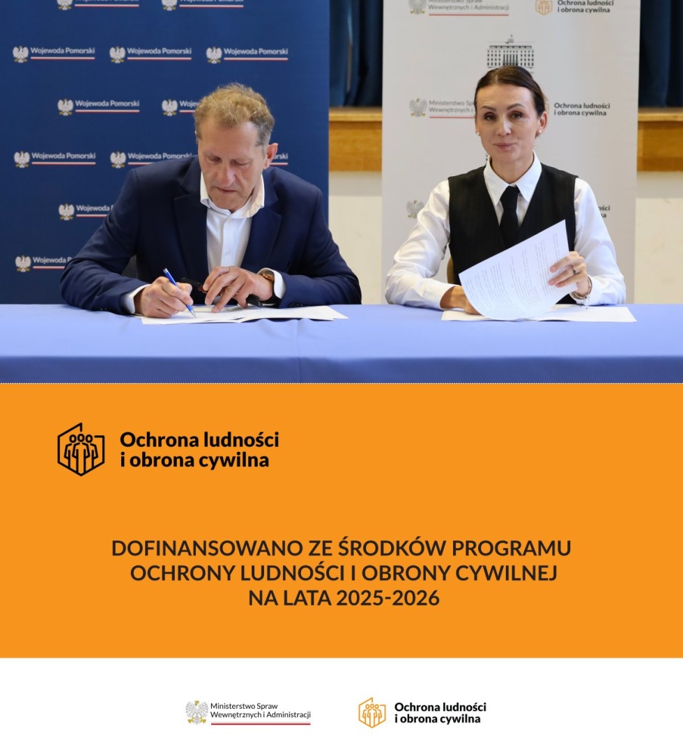 Gmina Stare Pole z dotacją na ochronę ludności.
