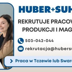 HUBER+SUHNER Poszukujemy pracowników na stanowiska: Produkcja oraz Magazyn