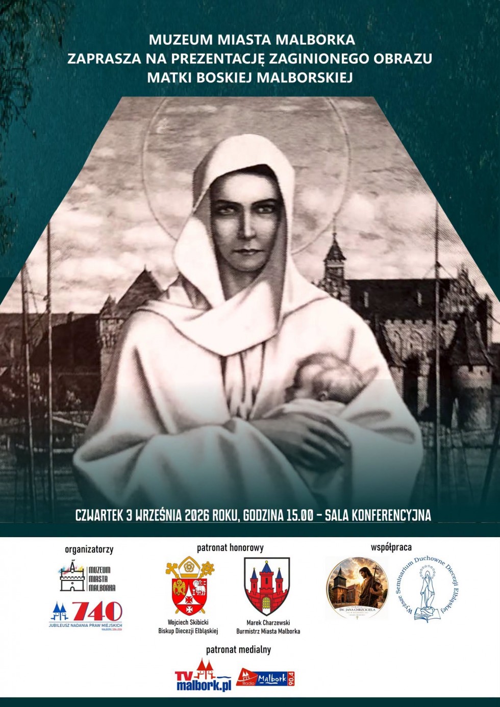 Tajemnica zaginionego obrazu Matki Boskiej Malborskiej. Muzeum Miasta zaprasza na wyjątkowe spotkanie