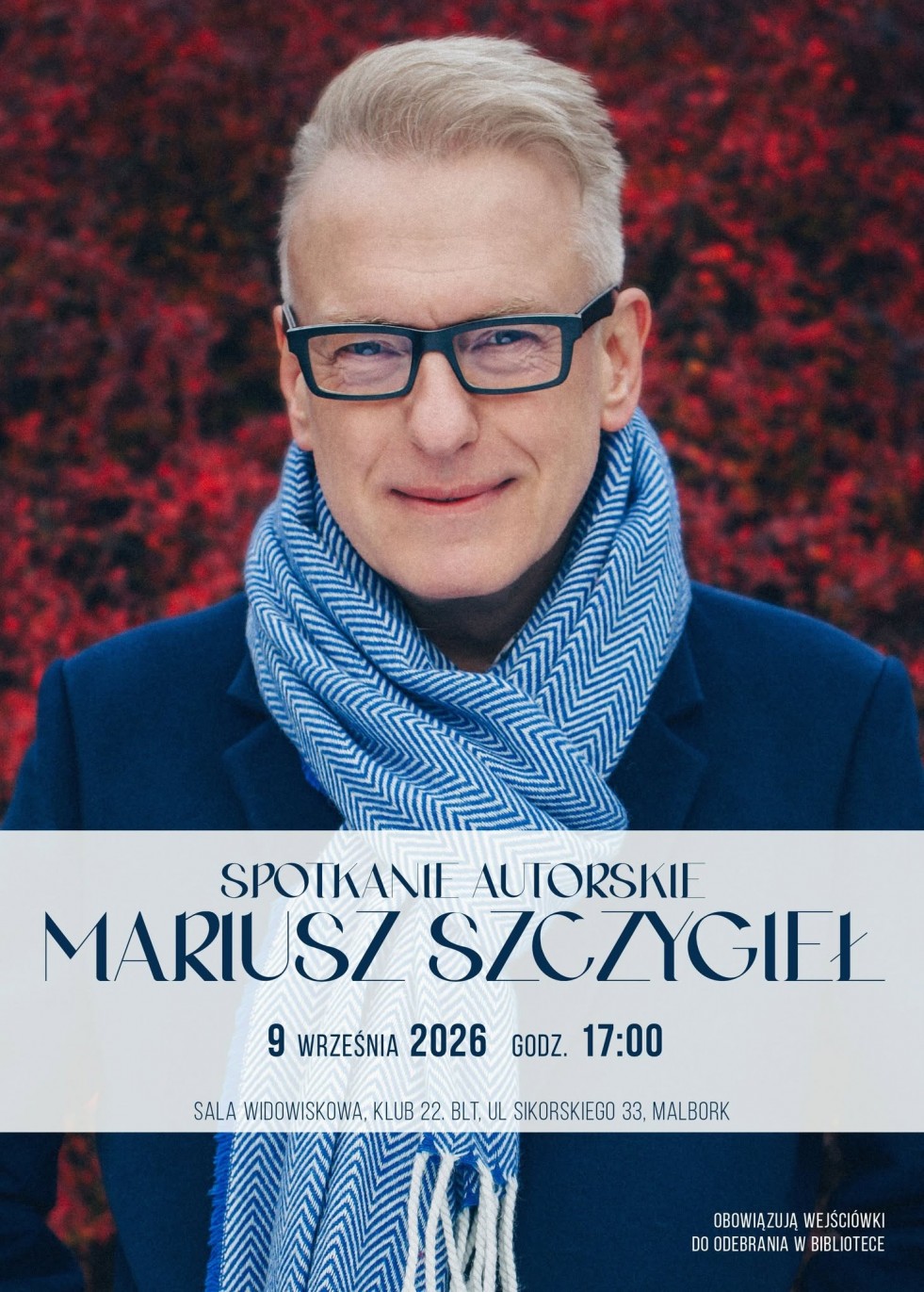 Mariusz Szczygieł w Malborku – spotkanie autorskie w Klubie 22.BLT