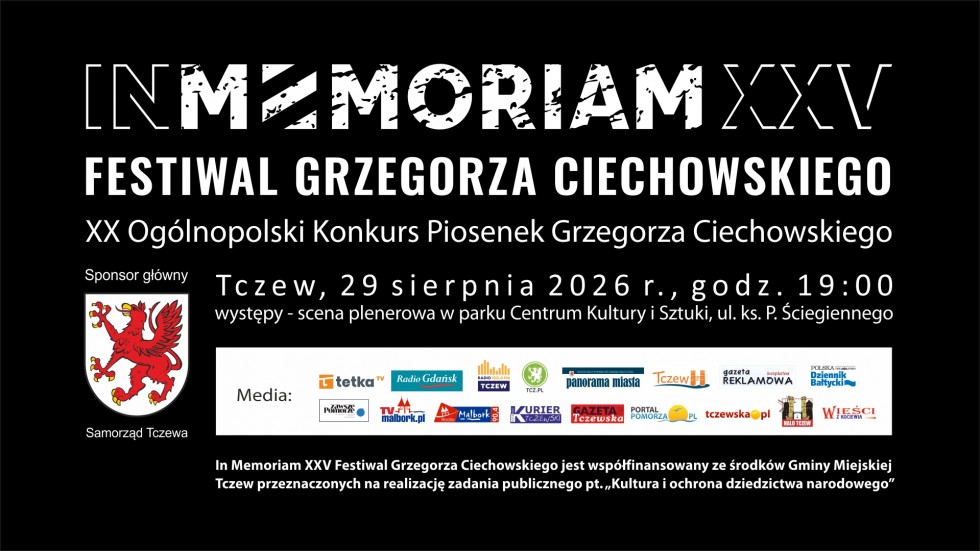 In Memoriam Festiwal Grzegorza Ciechowskiego startuje już 24 sierpnia. Tczew ponownie zabrzmi muzyką Republiki