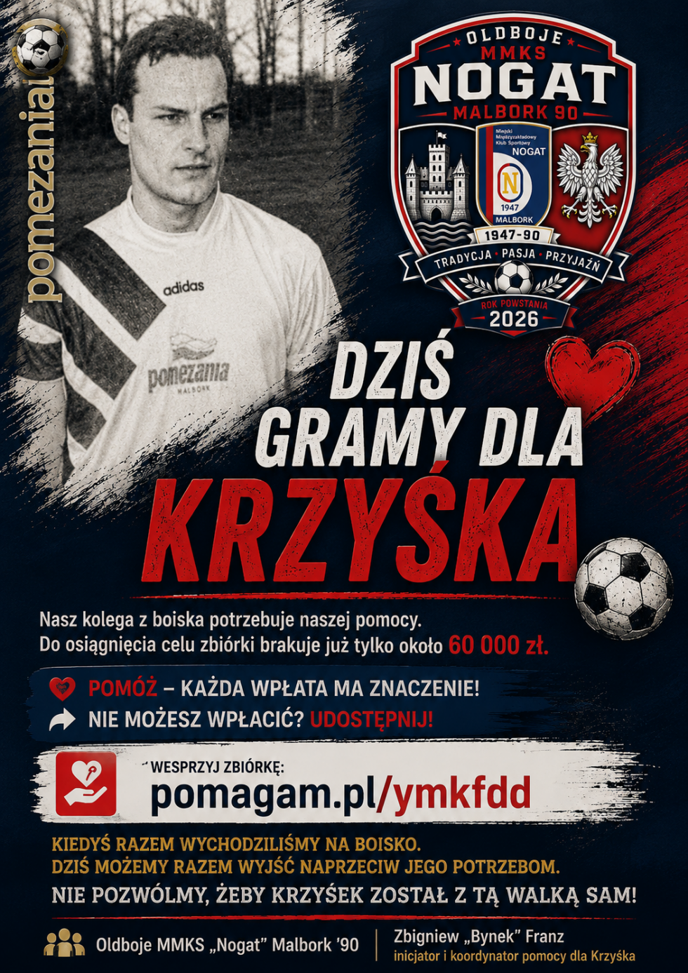 „Najtrudniejszy mecz” Krzysztofa Bieleckiego. Koledzy z boiska i rodzina proszą o pomoc