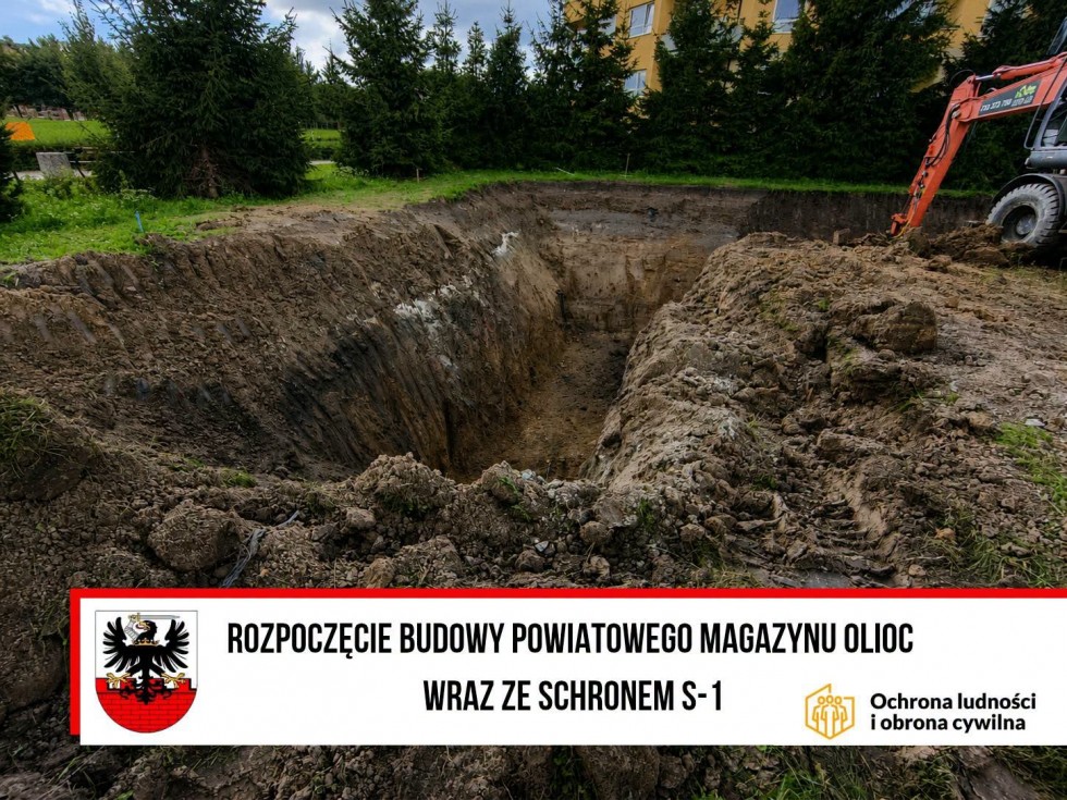 Powiat Malborski buduje schron i magazyn ochrony ludności. Przy komendzie PSP powstaje pierwszy taki obiekt w Polsce