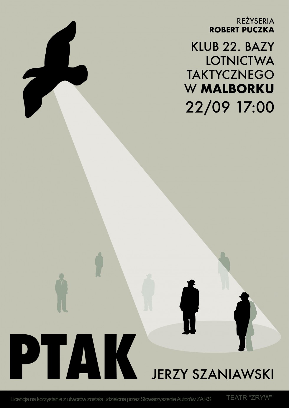 „Ptak” ponownie w Malborku. Spektakl Grupy Teatralnej „Zryw” na życzenie mieszkańców