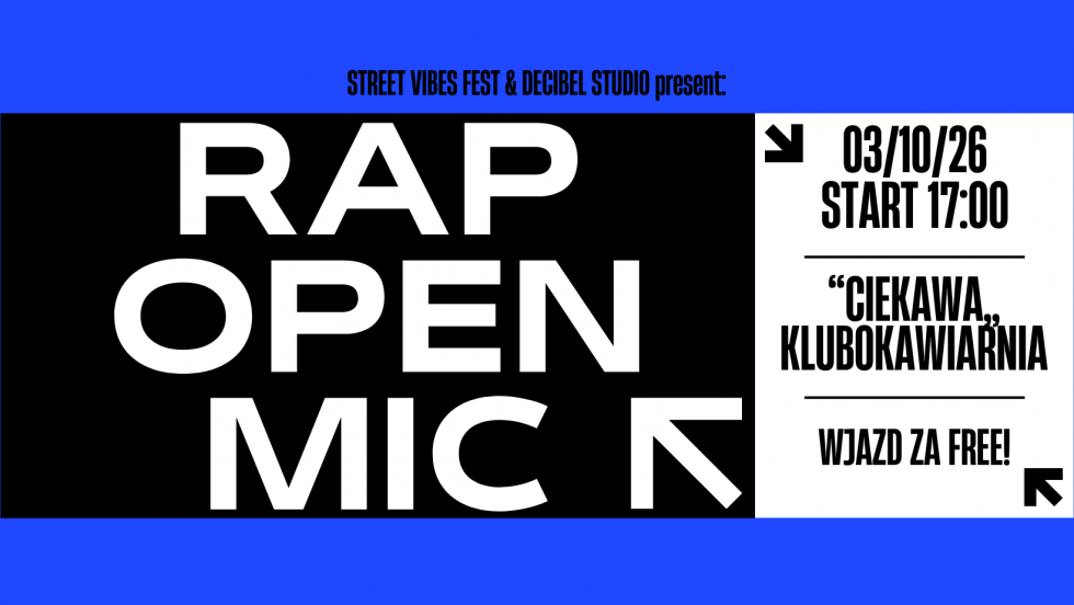 RAP OPEN MIC w Malborku. STREET VIBES FEST zaprasza na muzyczną noc pełną lokalnych talentów
