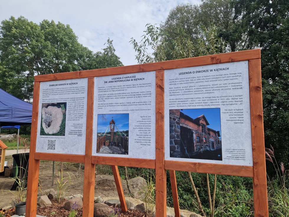 Trzy legendy, jeden wyjątkowy Plac Opowieści. Kątki mają nową atrakcję dla mieszkańców i turystów