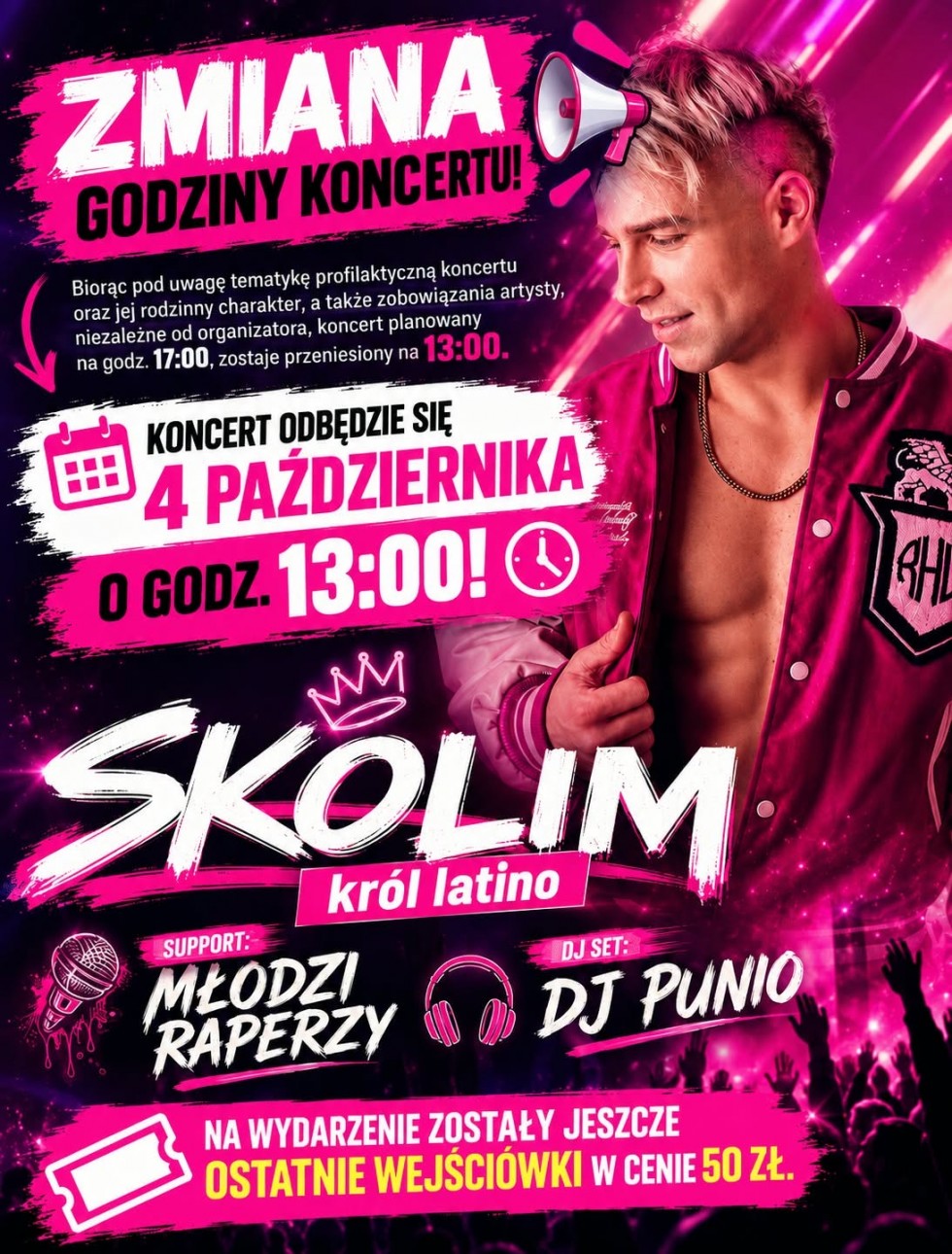 Skolim wystąpi w Kończewicach! Król latino zaśpiewa już 4 października