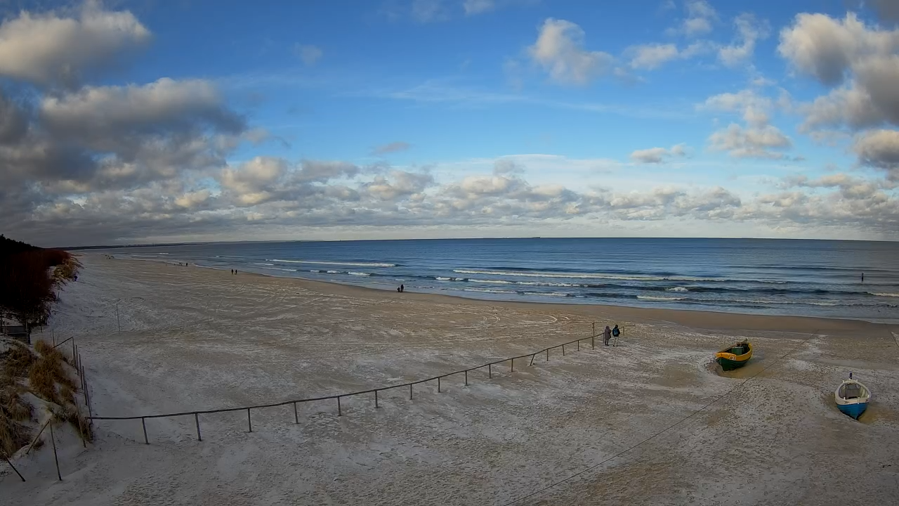 Jantar plaża live. Pogoda w Jantarze. Kamery nad Morzem Bałtyckim 