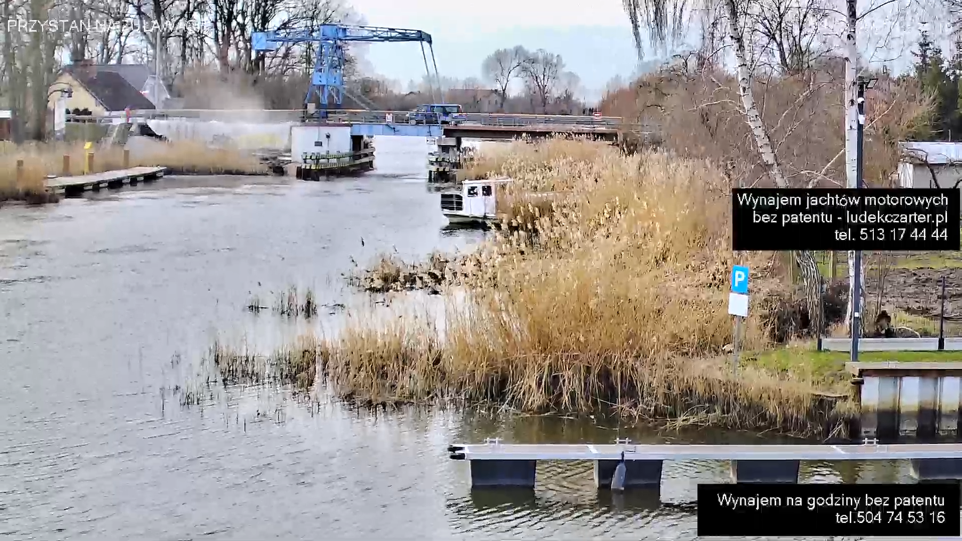 LUDEKCZARTER - Rybina - Czarter jachtów Pętla Żuławska – kamera&#8230;